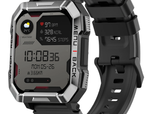 Blackview W60, 2.01inch HD,900mAh Battery, LED Flashlight & Compass Function, 24-hour SpO2 Detection + Heart Rate Monitoring, Monitor Sleep status, Calls and SMS notification, Black