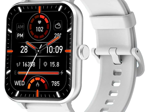 Blackview R50, 1.85-inch TFT HD, 350mAh Battery, 24-hour SpO2 Detection + Heart Rate Monitoring, Calls and SMS notification, Grey