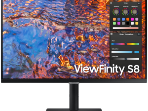 Monitor LED Samsung LS27B800PXPXEN HRM S80PB, 27" UHD FLAT 16:9 (3840x2160) IPS 60Hz, 350 cd/㎡, 1000:1, HDR400, 5ms, 178/178, 1xDP 1xHDMI, 3xUSB 3.0 1xUSB-C (90W), 3.5 Jack, Tilt/Pivot/Swivel/HeightAdj, VESA 100x100, 3Y