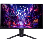 Asrock Gaming Monitor, 27" QHD(2560x1440) IPS, 180 Hz, 99% sRGB, 1000:1, 16:9, 400 cd/m², 178º/178º, 1ms (MPRT), AMD FreeSync, Flicker-free, Height, Swivel, Tilt, 2x 2W Speakers, 2x HDMI 2.0, 1x DP 1.4, 1x Audio Jack (3.5mm), Wi-Fi antenna, 3Y