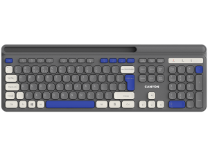 CANYON keyboard HKB-W03 EN AAA Wireless Grey