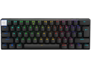 LOGITECH G PRO X 60 LIGHTSPEED Wireless Gaming Keyboard (Tactile) - BLACK - US INT'L - 2.4GHZ/BT - EMEA28-935 - TACTILE SWITCH