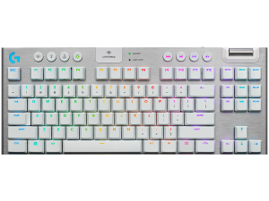 LOGITECH G915 X LIGHTSPEED TKL Wireless Gaming Keyboard - WHITE - US INT'L - 2.4GHZ/BT  - EMEA28i-935 - TACTILE