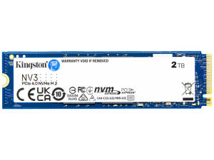 Kingston 2TB NV3 SSD M.2 2280 PCIe 4.0 NVMe, Read: 6,000/ Write: 5,000MB/s