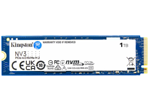 Kingston 1TB NV3 SSD M.2 2280 PCIe 4.0 NVMe, Read: 6,000/ Write: 4,000MB/s