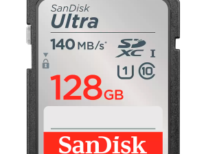 SANDISK Ultra 128GB SDXC Memory Card 140MB/s