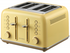BUYDEEM 4 Slice Toaster, model DT640E, color Mellow Yellow, EU
