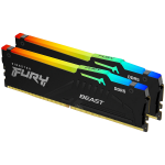 Kingston 32GB 6000MT/s DDR5 CL36 DIMM (Kit of 2) FURY Beast RGB EXPO