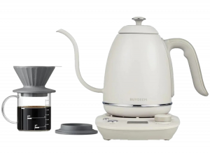 BUYDEEM Electric Gooseneck Coffee Kettle, model K821, color Oat White EU