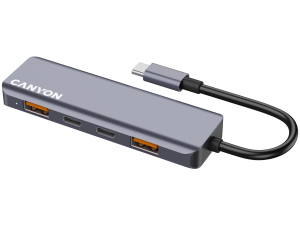 CANYON hub DS-18 5in1 USB-C Grey