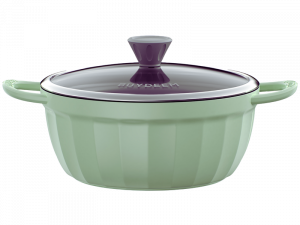 BUYDEEM Cast Aluminium Nonstick Stockpot 4,5L, model CP152, color Cozy Greenish