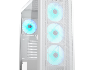 COUGAR MX220 RGB PC Case, Mid Tower, White