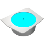 COUGAR Luminous rotating platform for FV270, White