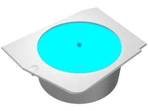 COUGAR Luminous rotating platform for FV270, White