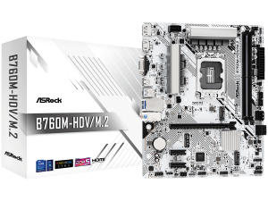 ASROCK B760M-HDV/M.2 mATX LGA1700 DDR5