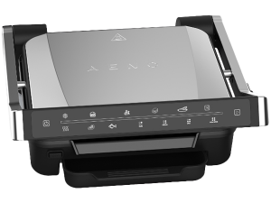 AENO Electric Grill EG3: 2000W, 7 automatic programs +Manual mode, 4 Degrees of Roast, Color indication,  Removable plates Plate size 292*230mm