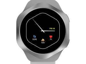 CANYON Smart Watch Hexagon 88 BT-CALL Silver