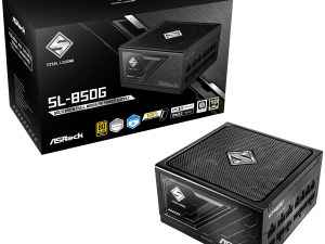 Asrock SL-850G, 850W, 80 Plus GOLD, Fully Modular PSU, Japanese Capacitors, 2x EPS 12V CPU(4+4pin), 1x PCIe5.1 (12+4pin), 3x PCIe (6+2pin), 3x 4-pin connectors, 9x SATA, OCP, SCP, OVP, UVP, OTP, OPP protections, 135 mm Axial Fan, ATX 3.1