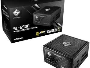 Asrock SL-650G, 650W, 80 Plus GOLD, Fully Modular PSU, Japanese Capacitors, 2x EPS 12V CPU(4+4pin), 2x PCIe (6+2pin), 3x 4-pin connectors, 6x SATA, OCP, SCP, OVP, UVP, OTP, OPP protections, 135 mm Axial Fan, ATX 3.1