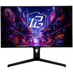 Asrock Gaming Monitor, 27" QHD(2560x1440) OLED, 240 Hz, 129% sRGB, 1 500 000:1, 16:9, 178/178, 0.03 ms, 275 nits, AMD FreeSync™, Height, Swivel, Tilt, 2x 3W Speakers, 2x HDMI 2.0, 2x DP 1.4, 3x USB 3.2, 1x USB-C 1x Audio (3.5mm), 3Y