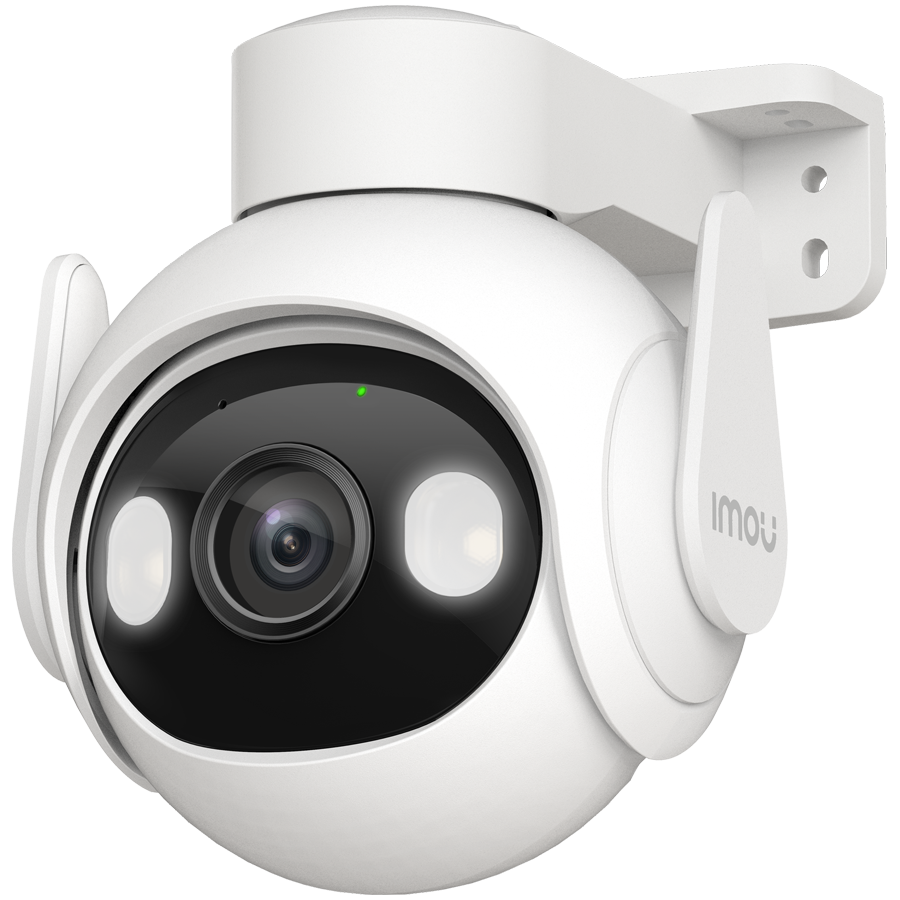 Imou Cruiser 2, full color night vision Wi-Fi IP camera 5MP, rotation 340°Pan & 90°Tilt, 1/2.7"; progressive CMOS, H.265, 30fps@1620, 3.6mm Fixed lens, Field of view 85°, IR up to 30m, 8x Digital Zoom, 1x RJ45, Mic&Speaker, 110dB Siren, IP66