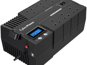 CyberPower UPS  AVR 1000VA/600W, Line-Interactive, LCD display, 8x Schuko, Runtime at 90W ( min ):42; BR1000ELCD