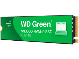 SSD POWERED BY SANDISK  Green SN3000 2TB M.2 2280 S3-M PCIe Gen4 x4 NVMe, Read/Write: 5000/4200 MBps, TBW: 250