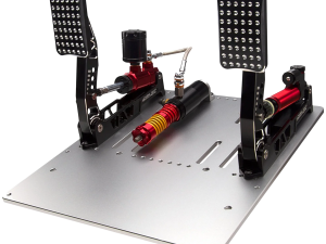 SIMAGIC Crimson Edition, Hydraulic Dual-pedal Set, 200kg Loadcell, Standard Throttle Plate. S312
