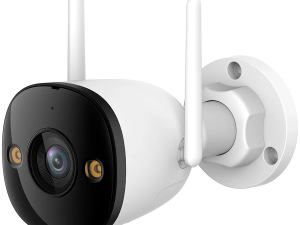 Imou Bullet 2E, Smart full color night vision Wi-Fi IP camera, 5MP, 1/2.8" progressive CMOS, H.265/H.264, 2.8mm lens, FOV 102°, IR up to 30m, 8x digital zoom, 1x RJ45, micro SD up to 256GB, Built-in Mic & Speaker, Spotlight