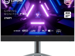 LORGAR 27MP1, UHD MiniLED Gaming Monitor Pro, 27'' (3840*2160) fast IPS flat monitor, black/milky grey