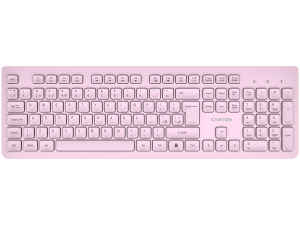 CANYON keyboard HKB-W01 UK/US AAA Wireless Pink