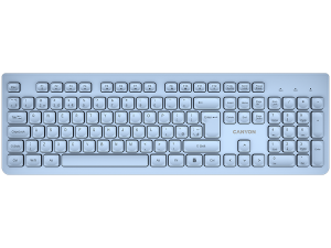 CANYON keyboard HKB-W01 UK/US AAA Wireless Blue