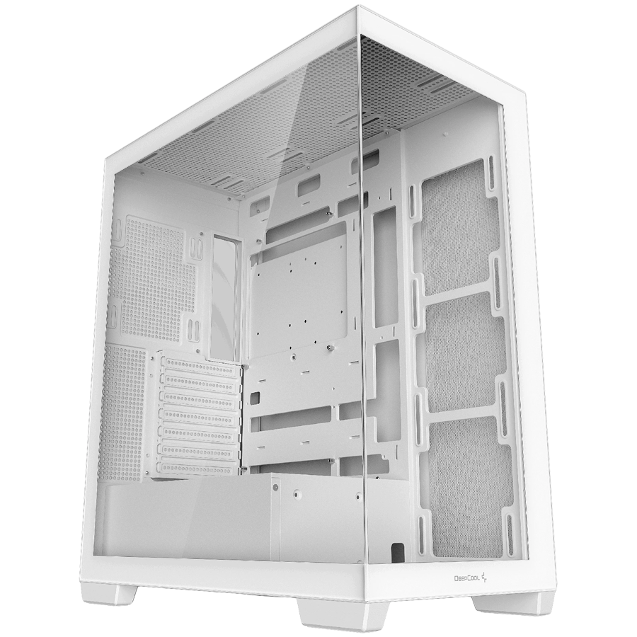 DeepCool CG580 WH, Mid Tower, Mini-ITX/Micro-ATX/ATX, Rear Connector support, 2xUSB3.0, 1xAudio, Tempered Glass, Mesh Panel, White, R-CG580-WHNDA0-G-1