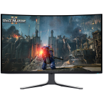 Dell Alienware AW3225QF Gaming Monitor, 32"(31.6") QD OLED UHD 3840x2160 240Hz AR, 1000 cd/m2 (HDR peak), 1m:1, 0.03ms, 178/178, 1xDP 1.4, 2xHDMI 2.1, 1xUSB Type-B up, 2xUSB Type-A down, 1xUSB Type-C down, NVIDIA G-SYNC, Height, Tilt, Swivel, Pivot