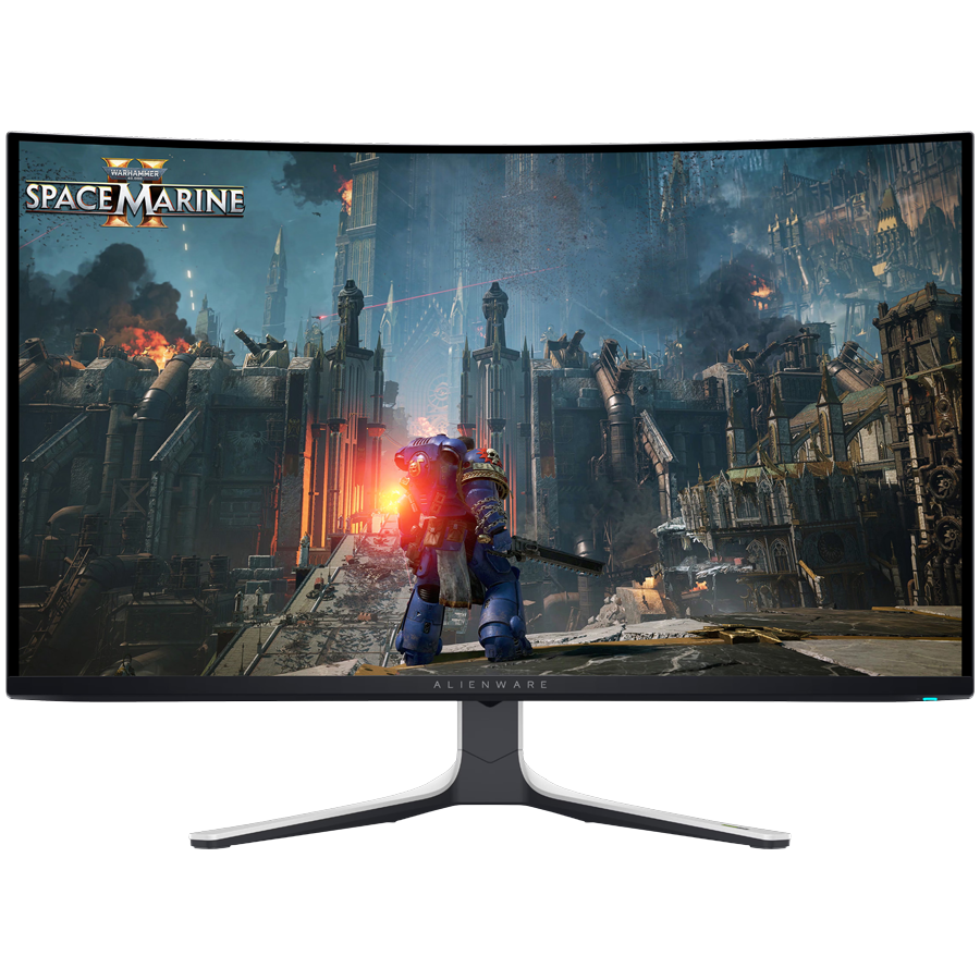 Dell Alienware AW3225QF Gaming Monitor, 32"(31.6") QD OLED UHD 3840x2160 240Hz AR, 1000 cd/m2 (HDR peak), 1m:1, 0.03ms, 178/178, 1xDP 1.4, 2xHDMI 2.1, 1xUSB Type-B up, 2xUSB Type-A down, 1xUSB Type-C down, NVIDIA G-SYNC, Height, Tilt, Swivel, Pivot