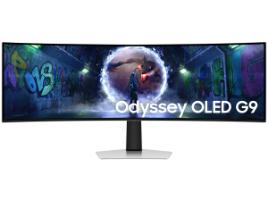 Monitor LED Samsung LS49DG934SUXEN Odyssey G93SD, 49" DQHD Curved 1800R 32:9 (5120x1440) QD-OLED 240z, 250 cd/㎡, 1m:1, 0.03ms(GTG), 178/178, 1xDP 1xHDMI, Tilt/HeightAdj, Remote, VESA 100x100, 2Y