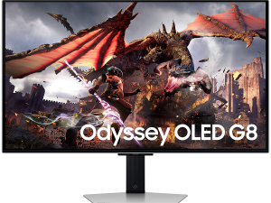 Monitor LED Samsung LS32DG802SUXDU G80SD Gaming, 32" UHD Flat 16:9 (3840x2160) OLED 240z, 250 cd/㎡, 1000000:1, 0.03ms, 178/178, DisplayPort, HDMI, USB Hub, Wi-Fi, Bluetooth, 2Y