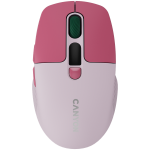 CANYON mouse MW-26 LCD Silent Dual Mode Wireless Pink