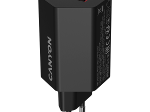 CANYON charger HEXAGON 65 GaN 65W 2xPD 1xQC EU Black