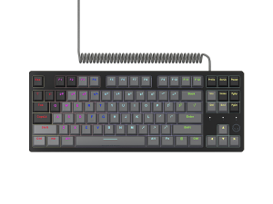 LORGAR Azar 514TKL, Wired RGB mechanical gaming keyboard, black, EN layout