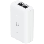 Ubiquiti UACC-PoE+-2.5G 30W of PoE+ adapter for UniFi PoE+ devices, reduce dependency on PoE switch power, and provide a Multi-Gigabit LAN connection