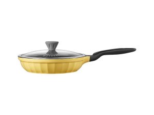 BUYDEEM Cast Aluminum Nonstick Frying Pan 25 cm, model CP151, color Mellow Yellow