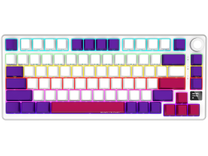 LORGAR KBP7075W, Wireless 75% Mechanical Gaming Keyboard Pro, White, EN layout