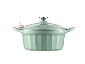 BUYDEEM Enameled Cast Iron Dutch Oven 3,9L, model CP551, color Cozy Greenish