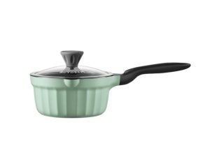 BUYDEEM Cast Aluminum Nonstick Sauce Pan 1,8L, model CP141, color Cozy Greenish