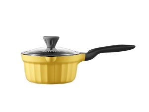 BUYDEEM Cast Aluminum Nonstick Sauce Pan 1,8L, model CP141, color Mellow Yellow