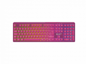 Canyon 105keys gaming keyboard,with 2.4G+ Bluetooth mode, battery 2000mAh, RGB backlight 3 types and 7 colors, size:407*119*19mm, PVC cable 1.8M , Black,weight:556+/-10g