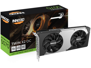 INNO3D GeForce RTX 5070 Twin X2 OC 12GB GDDR7 192-bit HDMI 3x DP