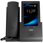 Ubiquiti UniFi UTP-G3-Touch-Pro desktop smartphone for UniFi Talk, featuring a 5inch touch display and seamless integration with UniFi applications