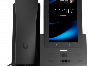 Ubiquiti UniFi UTP-G3-Touch-Pro desktop smartphone for UniFi Talk, featuring a 5inch touch display and seamless integration with UniFi applications